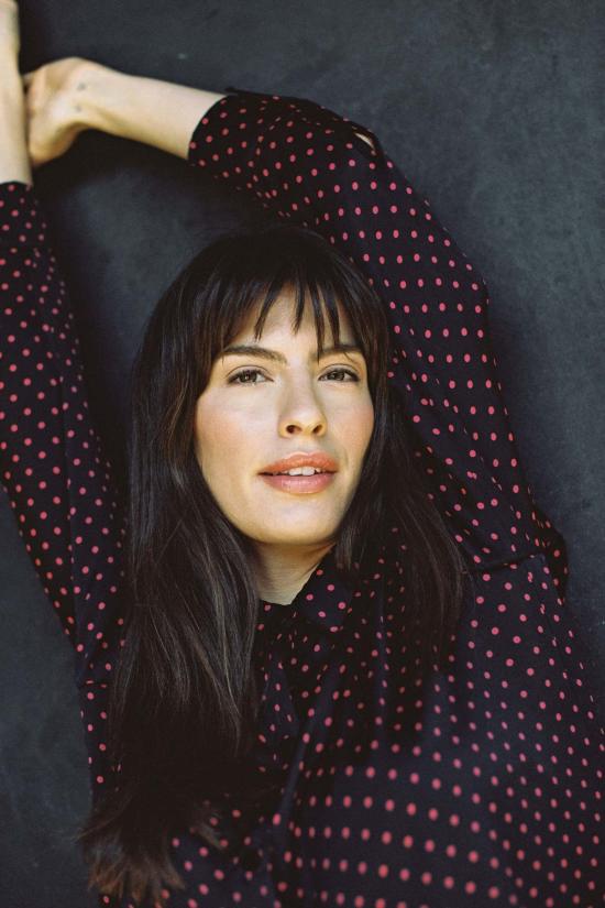  Whimsy + Row 긴팔 티셔츠 윔지 + 로우 데니스 탑 레드 폴카 도트 - OTHER BRANDS