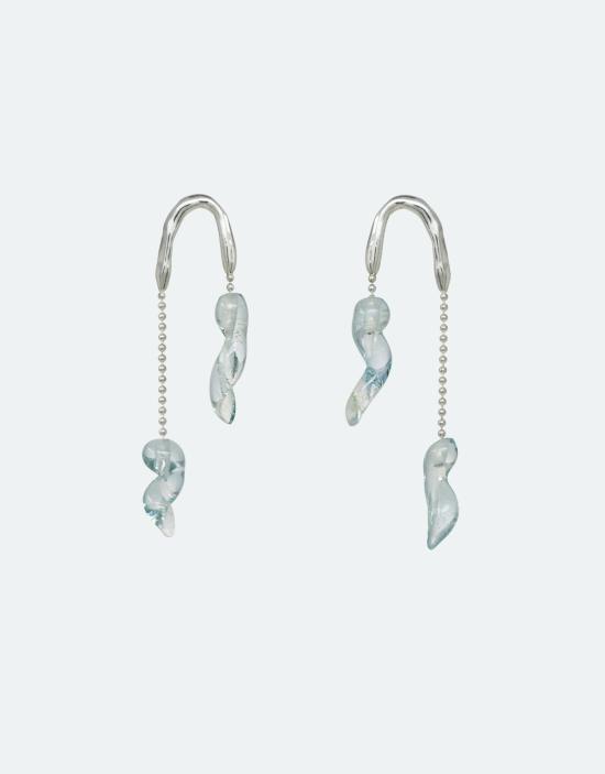  클레드 이어링 크리스탈 드롭 - CLED