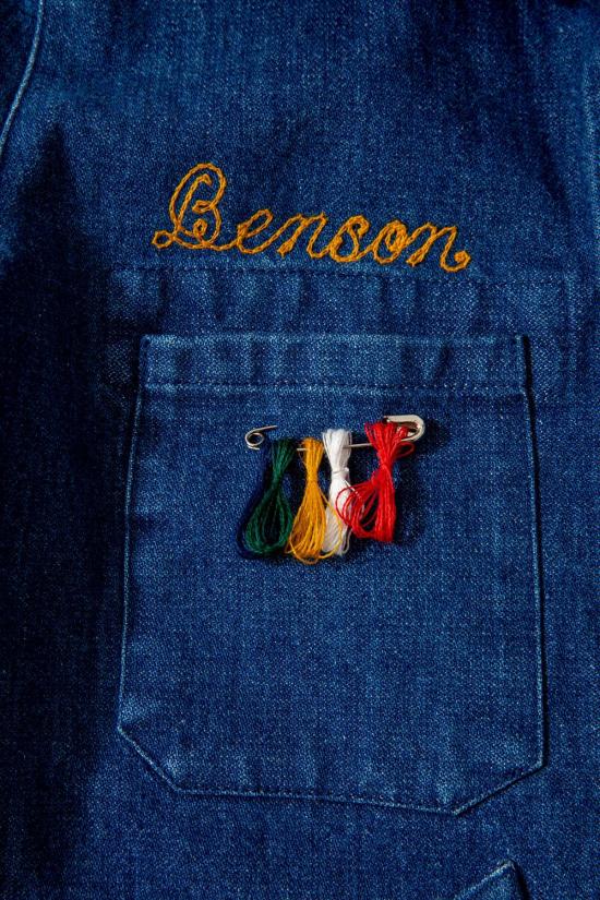  카린 수트 자켓 칼린 커스텀 체인스티치 모노그램