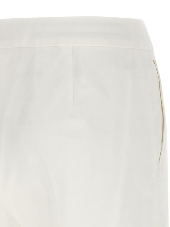  막스마라 스트레이트 팬츠 막스 마라 오크라  화이트 - MAX MARA