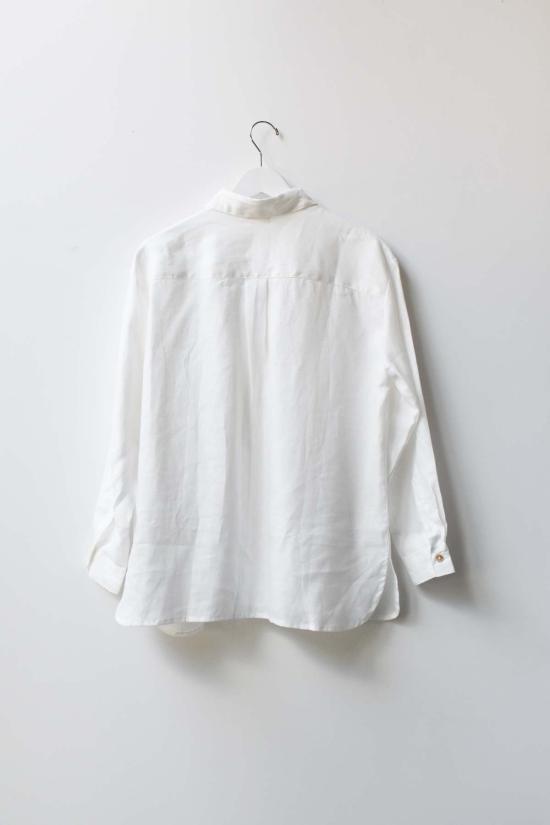  at Dawn. 셔츠 새벽에. 클래식 셔츠 블루 스트라이프/두부 - AT DAWN.