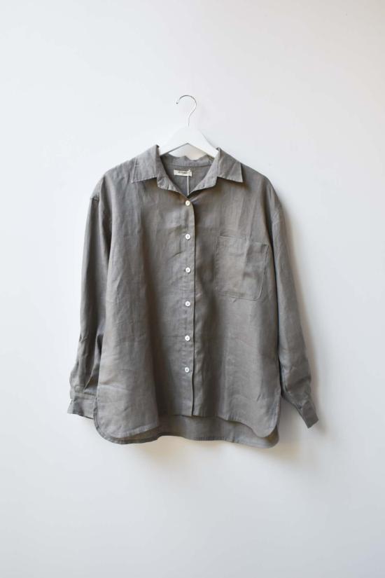  at Dawn. 셔츠 새벽에. 클래식 셔츠 블루 스트라이프/두부 - AT DAWN.