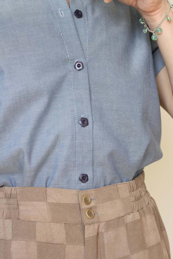  Myrtle 셔츠 머틀 버티 셔츠 샴브레이 - MYRTLE