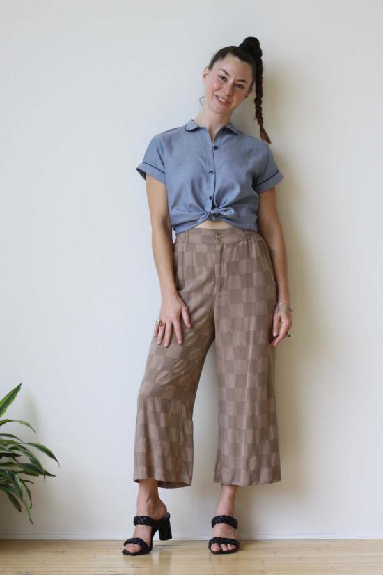  Myrtle 셔츠 머틀 버티 셔츠 샴브레이 - MYRTLE