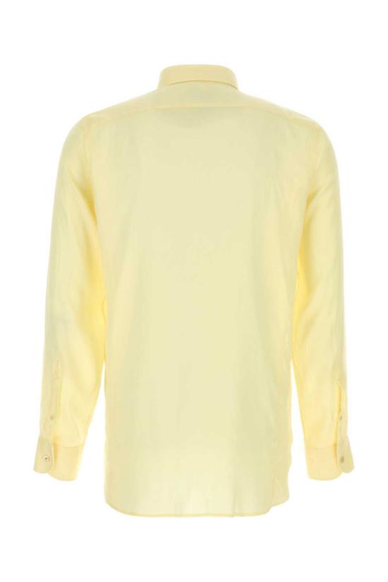  톰포드 긴팔 셔츠 톰 포드 옐로우 라이오셀 셔츠 옐로우 - TOMFORD