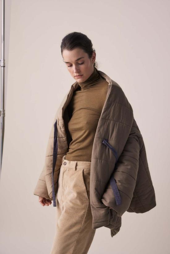  amente 봄버 자켓 아멘테 블랭킷 퀼트 재킷 - OTHER BRANDS