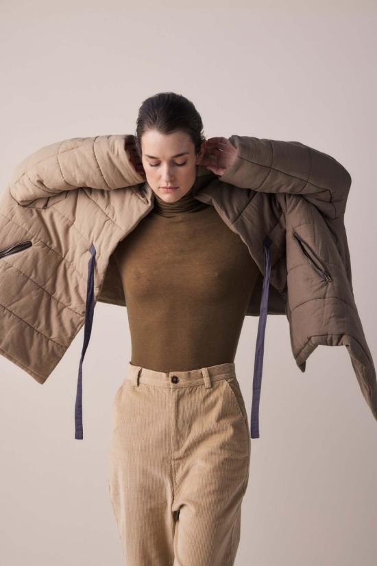  amente 봄버 자켓 아멘테 블랭킷 퀼트 재킷 - OTHER BRANDS