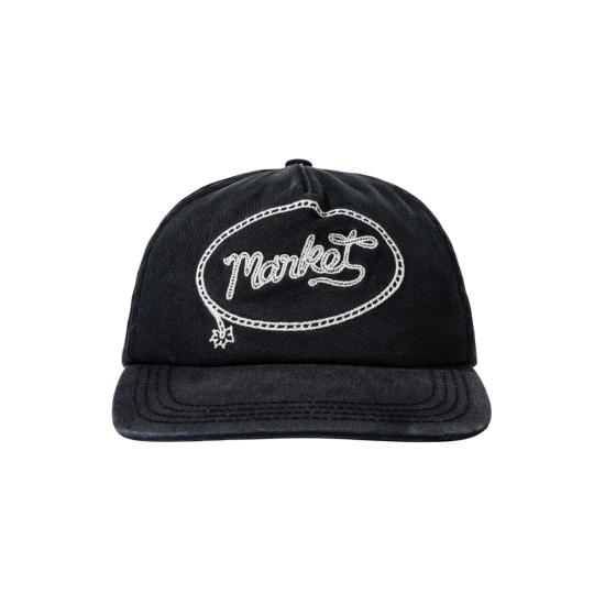  마켓 모자 라쏘 락업 5패널 햇 - MARKET