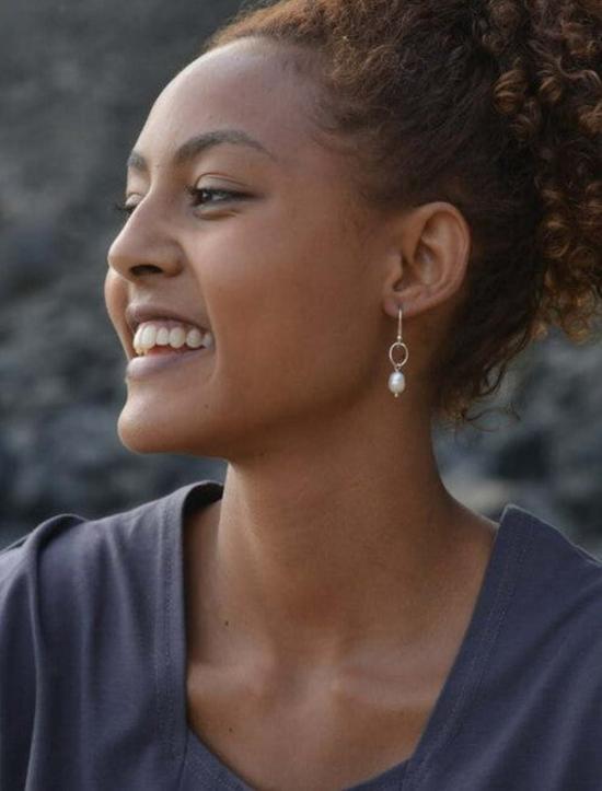  Fair Anita 이어링 페어 아니타 카밀라 담수 진주 스털링 실버 귀걸이 - OTHER BRANDS