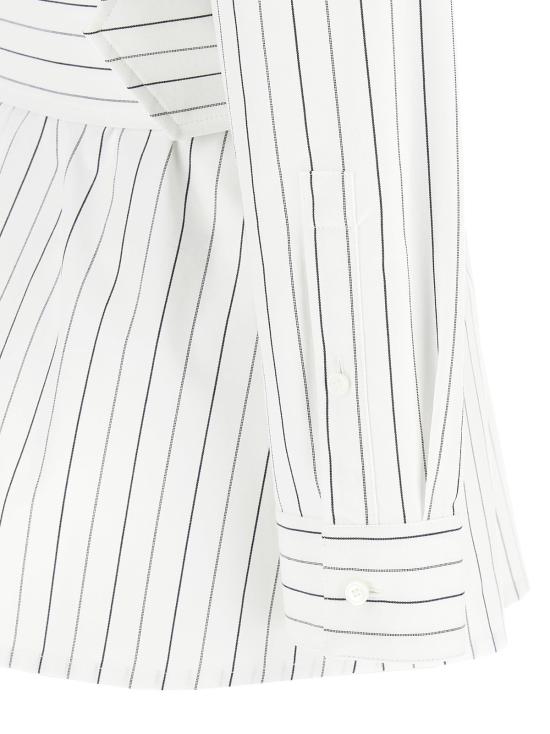  버버리 셔츠 스트라이프 셔츠 레드 - BURBERRY