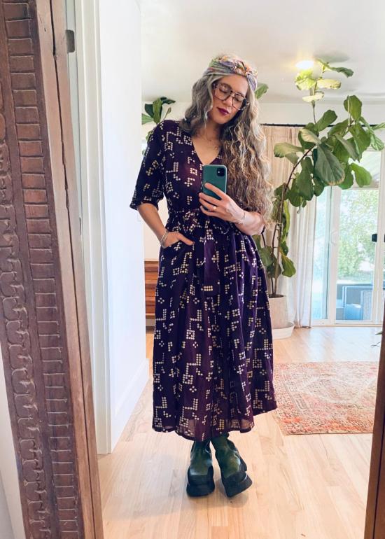  에이스 앤 지그 롱 원피스 리리 드레스