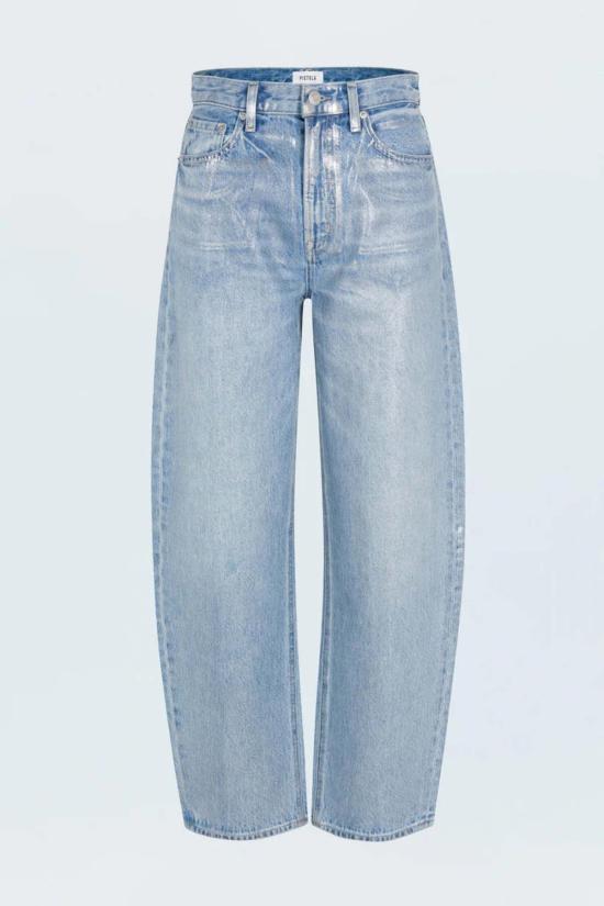  피스톨라 데님 팬츠 웨스 하이 라이즈 배럴 진