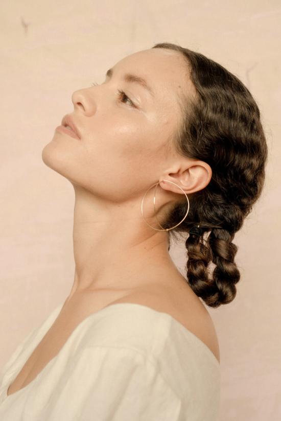  에이드 이어링 오델리아 귀걸이 14k 금도금 - EYDE