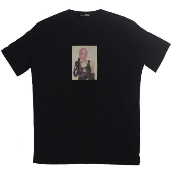  Skim Milk 반팔 티셔츠 스키밍 밀크 카렌 티셔츠 블랙