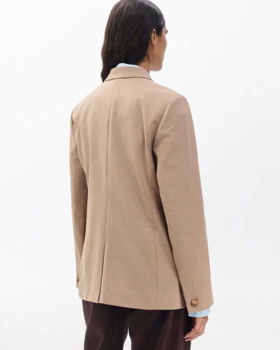  랙앤본 수트 자켓 Rag & Bone Jennifer Combo Blazer Heathered Camel - RAG & BONE