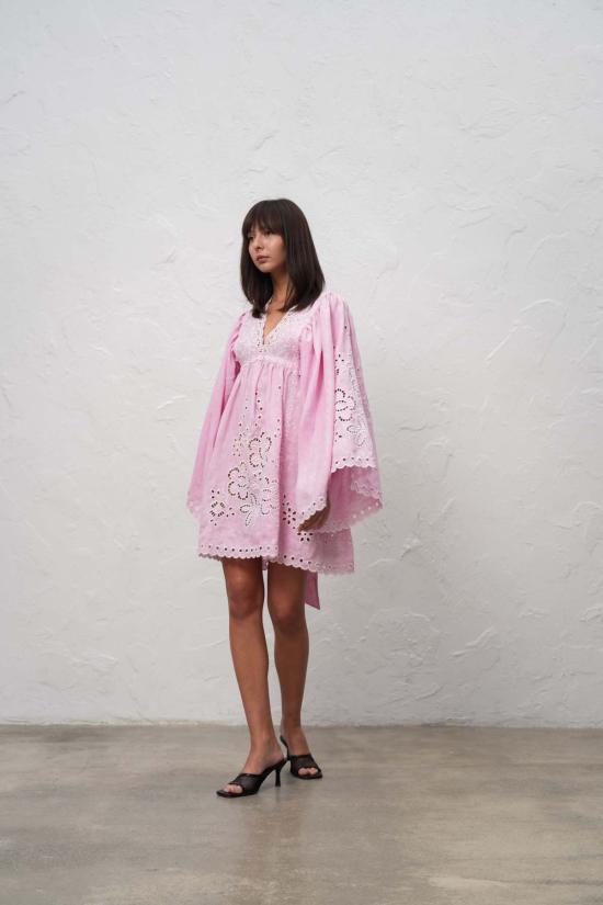  Annabo 숏 원피스 Celestial Garden 미니 드레스 핑크 - OTHER BRANDS