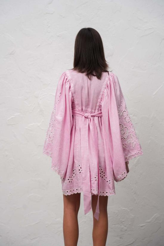  Annabo 숏 원피스 Celestial Garden 미니 드레스 핑크 - OTHER BRANDS