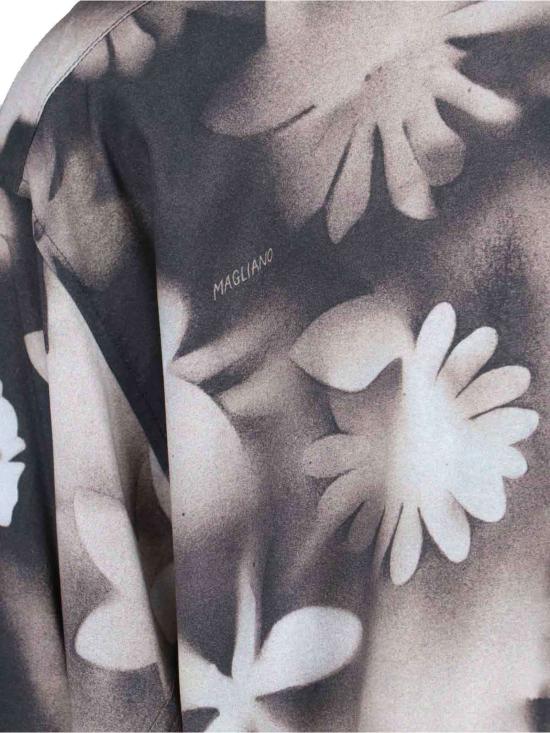  마리아노 긴팔 셔츠 마글리아노 폰타넬레 드레이프  블랙 - MAGLIANO