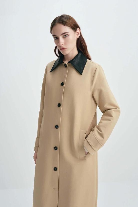  소피 루 코트 Sophie Rue Vinni 푸 칼라 카  카키 - SOPHIE RUE