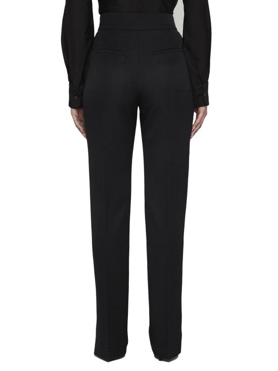  자크뮈스 스트레이트 팬츠 티보 울 팬츠 블랙 - JACQUEMUS