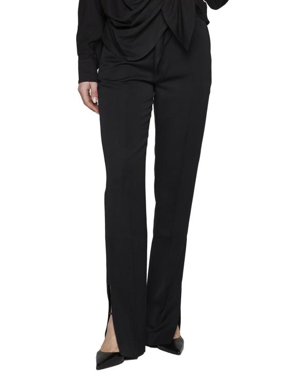  자크뮈스 스트레이트 팬츠 티보 울 팬츠 블랙 - JACQUEMUS