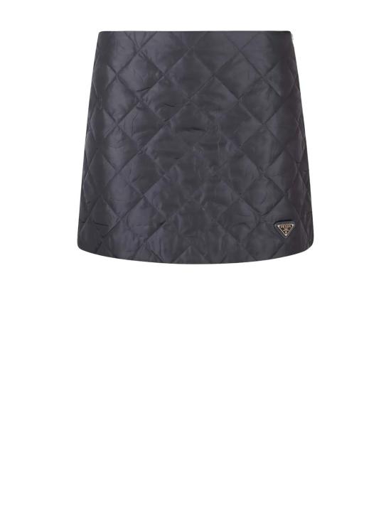  프라다 숏 스커트 블루
