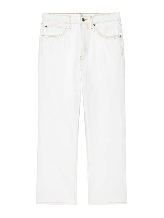  프레임 데님 팬츠 더 버티컬 크롭 진 트린