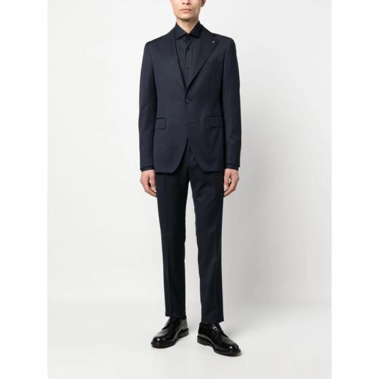  발바 긴팔 셔츠 바르바 나폴리  블루 - BARBA