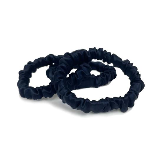  Krystell Barraza 헤어 액세서리 크리스텔 바라자 미드나잇 실크 헤어 타이 - OTHER BRANDS