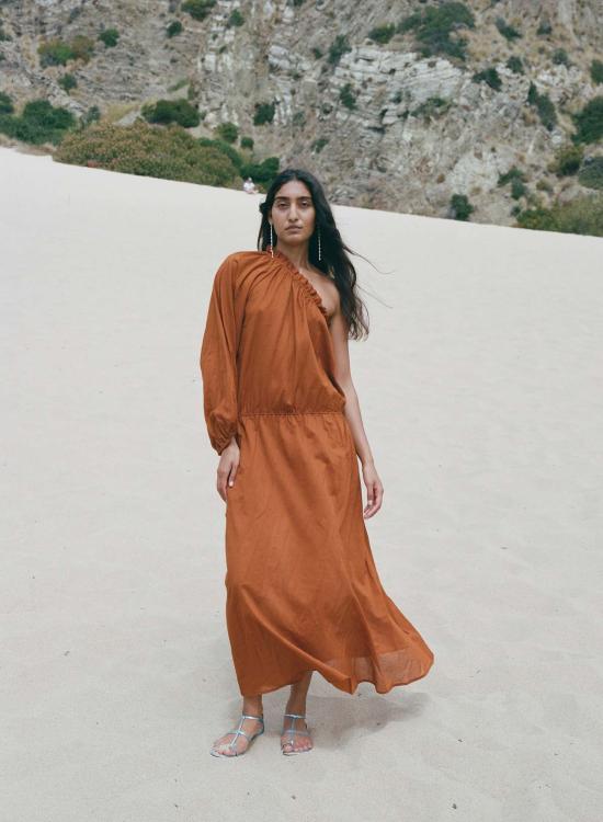  파리 데사이 롱 원피스 솔레이 드레스 토파즈 - PARI DESAI