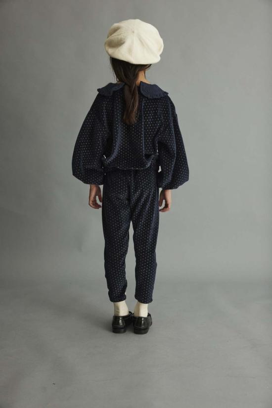  [키즈] Cozmo 트레이닝/조거 팬츠 코즈모 레깅스 골드 벨루어/네이비 - OTHER BRANDS