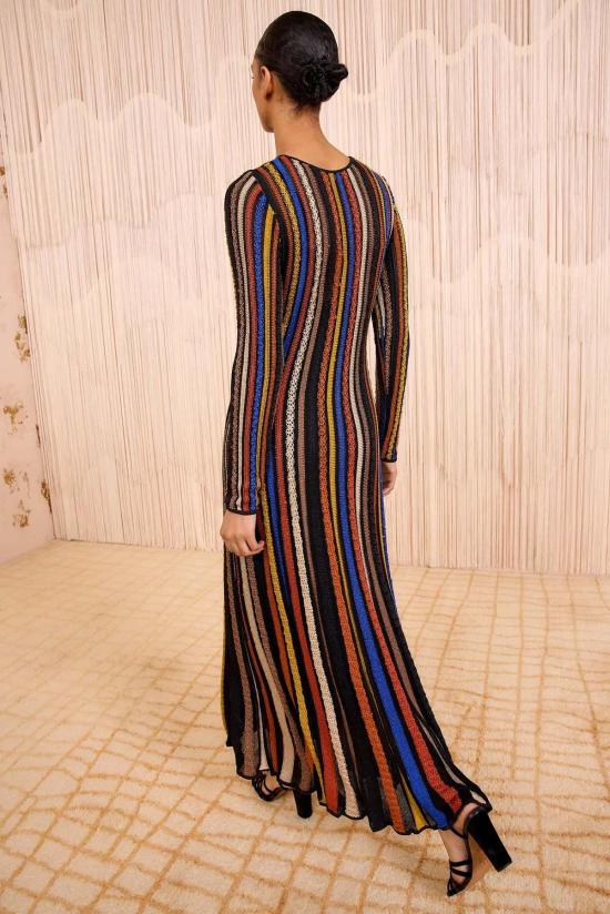  울라 존슨 롱 원피스 알비 니트 긴팔 니트 드레스 조이사이트 - ULLA JOHNSON