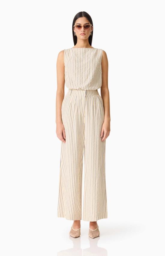  Curaae 스트레이트 팬츠 쿠라에 칼레아 트라우저 베이지/화이트