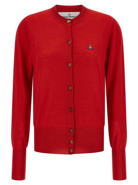  비비안웨스트우드 가디건 비비안 웨스트우드 비 카디건 레드