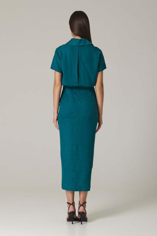  Santicler 롱 원피스 산티클러 아이다 셔츠 드레스 카프리 블루 - SANTICLER