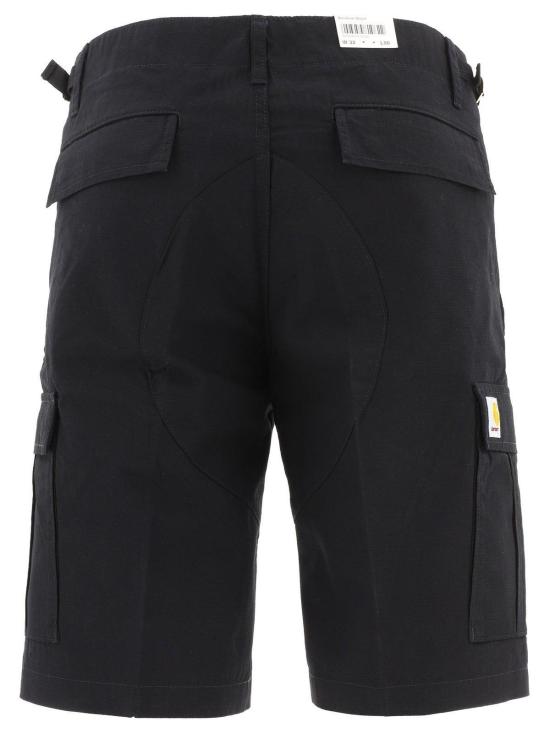  칼하트 숏팬츠 카하트 포켓 디테일 버뮤다 쇼츠 블랙 - CARHARTT