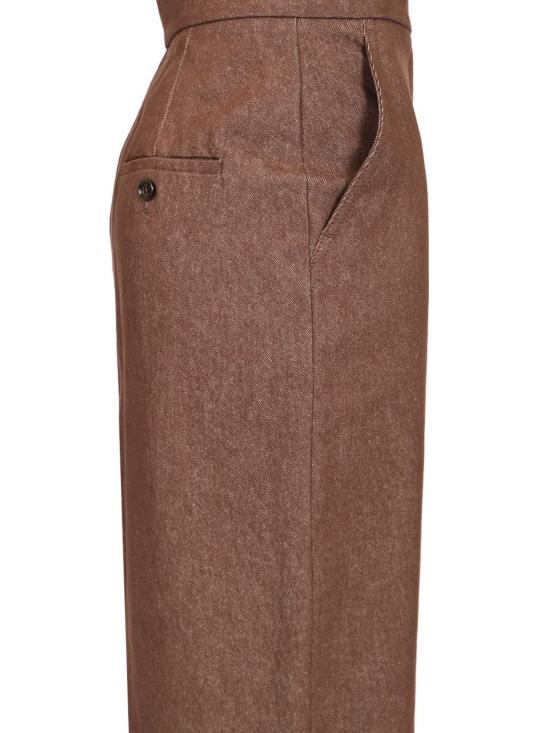  막스마라 롱 스커트 막스 마라 피아노사 롱 펜슬 스커트 브라운 - MAX MARA