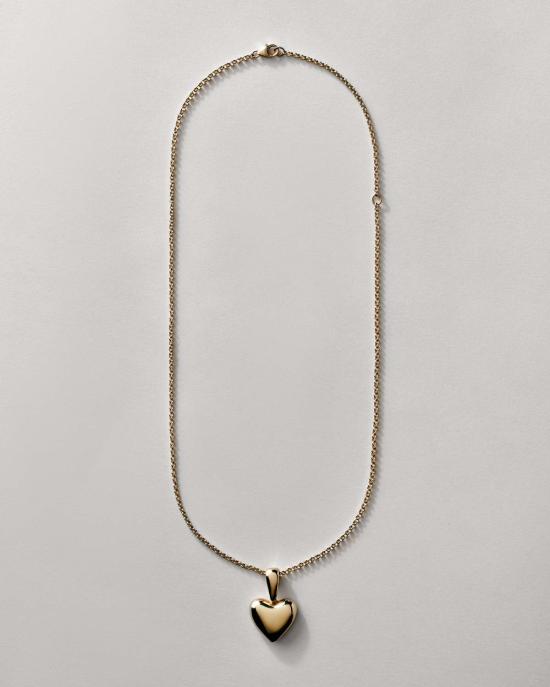  아니카 이네즈 목걸이/팬던트 대형 볼륨 하트 목걸이 - ANNIKA INEZ
