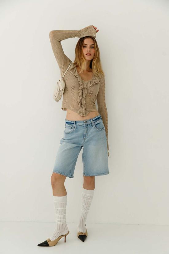  Just Black Denim 데님 숏팬츠 저스트 블랙 데님, 깔끔한 밑단, 긴 기장, 짧은 기장, 밝은 색 데님 - OTHER BRANDS