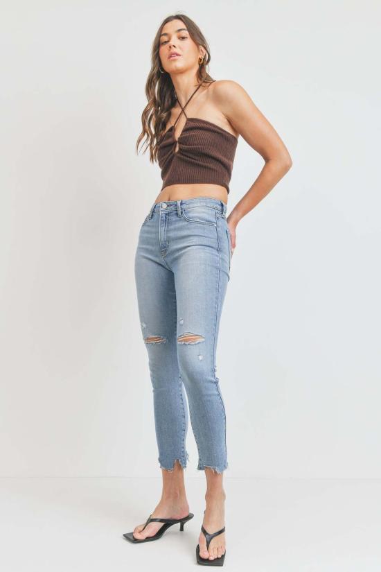  저스트 블랙 데님 데님 팬츠 리미트리스 스키니 - JUST BLACK DENIM