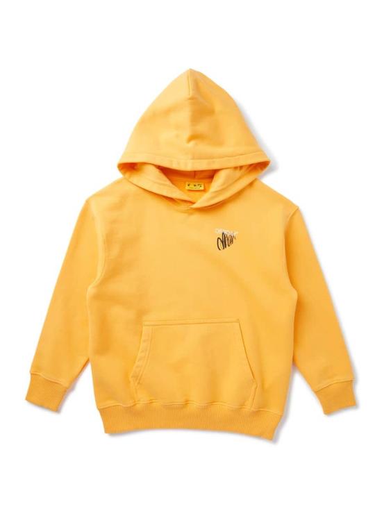  [키즈] 오프화이트 풀오버 애로우스케치 키즈 후드티 (노란색)