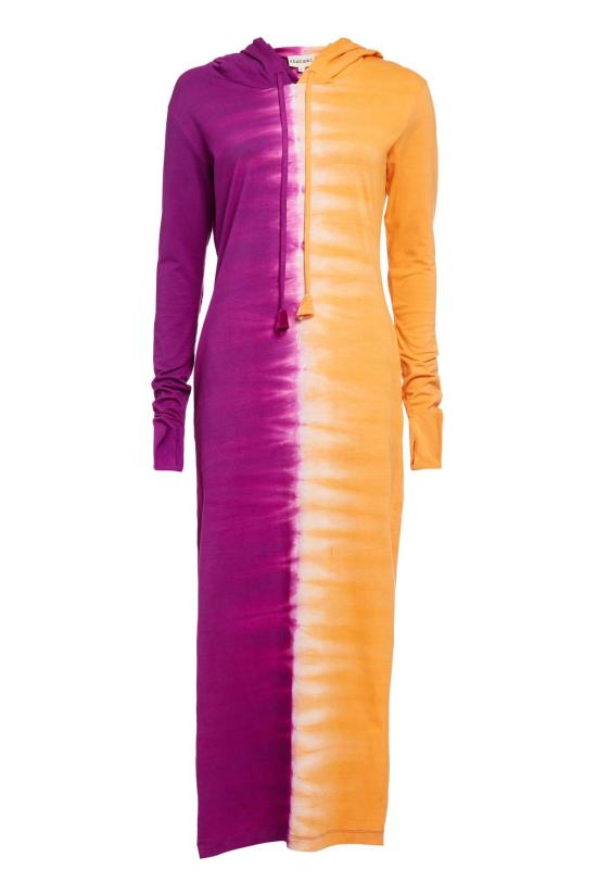  아바카시 롱 원피스 후드티 맥시 드레스 - ABACAXI