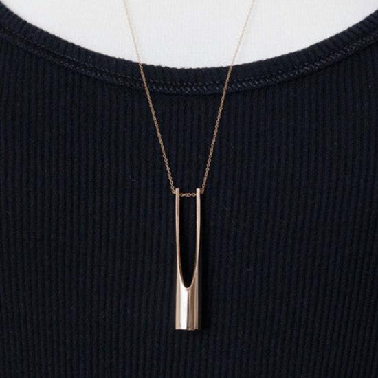  메탈렙시스 프로젝트 목걸이/팬던트 Y 고광택 목걸이 브론즈 - METALEPSIS PROJECTS