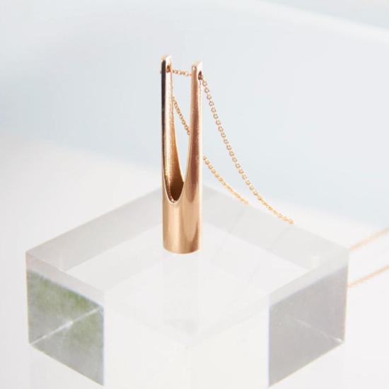  메탈렙시스 프로젝트 목걸이/팬던트 Y 고광택 목걸이 브론즈 - METALEPSIS PROJECTS