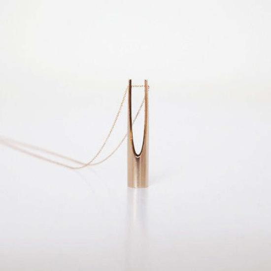  메탈렙시스 프로젝트 목걸이/팬던트 Y 고광택 목걸이 브론즈