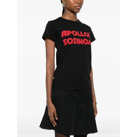  발렌티노 가라바니 반팔 티셔츠 발렌티노 티셔츠 탑 블랙 - VALENTINO GARAVANI