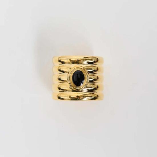  헤븐 메이헴 팔찌 클라크 커프  골드 - HEAVEN MAYHEM