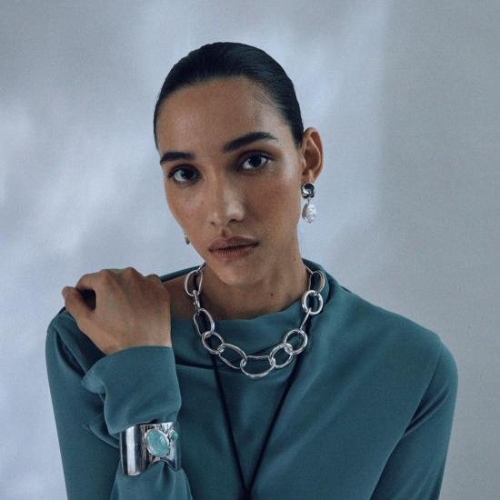  리지 포르투나토 팔찌 오가닉 커프 - LIZZIE FORTUNATO