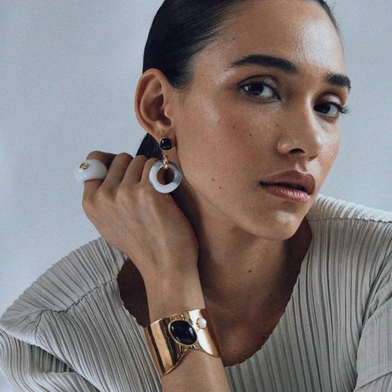  리지 포르투나토 팔찌 오가닉 커프 - LIZZIE FORTUNATO