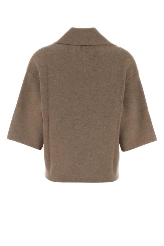 25FW 보테가베네타 폴로 티셔츠 835398V33N0 9713 Beige o Tan - BOTTEGA VENETA